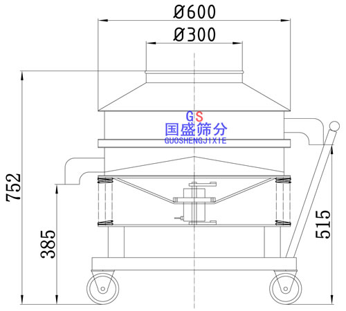 高頻篩分機(jī)圖紙